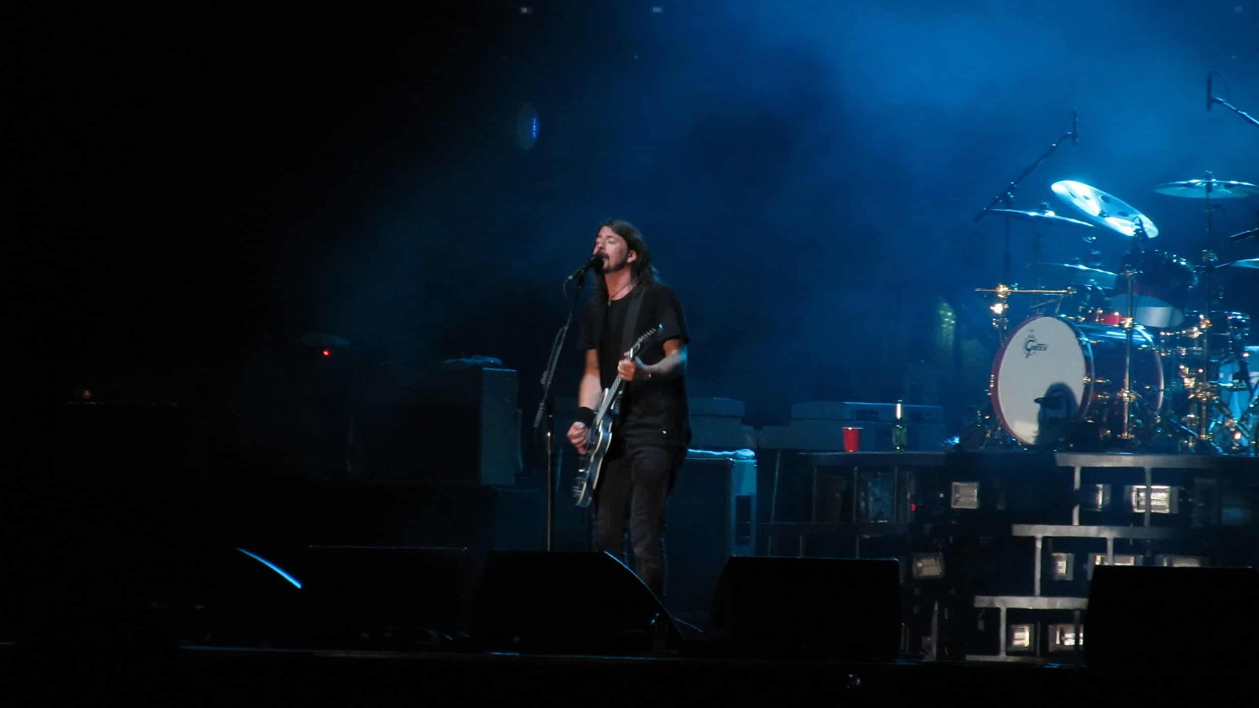 Dave Grohl at Lollapalooza (Credit: Warkoholic)